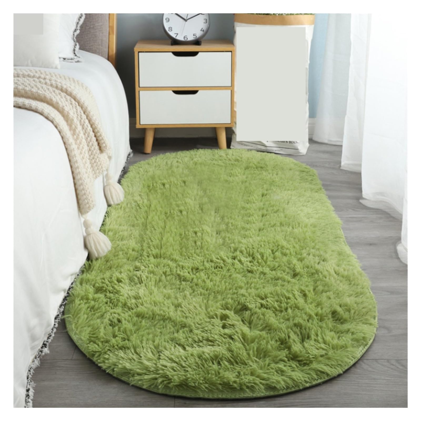 Tapis en peluche isolant et doux pour chambre à coucher et sol
