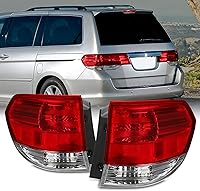 Vista 7 de AKKON - Compatible con 2008 2009 2010 Honda Odyssey Minivan 08-10 estilo OE luz trasera exterior luz trasera roja transparente lado izquierdo