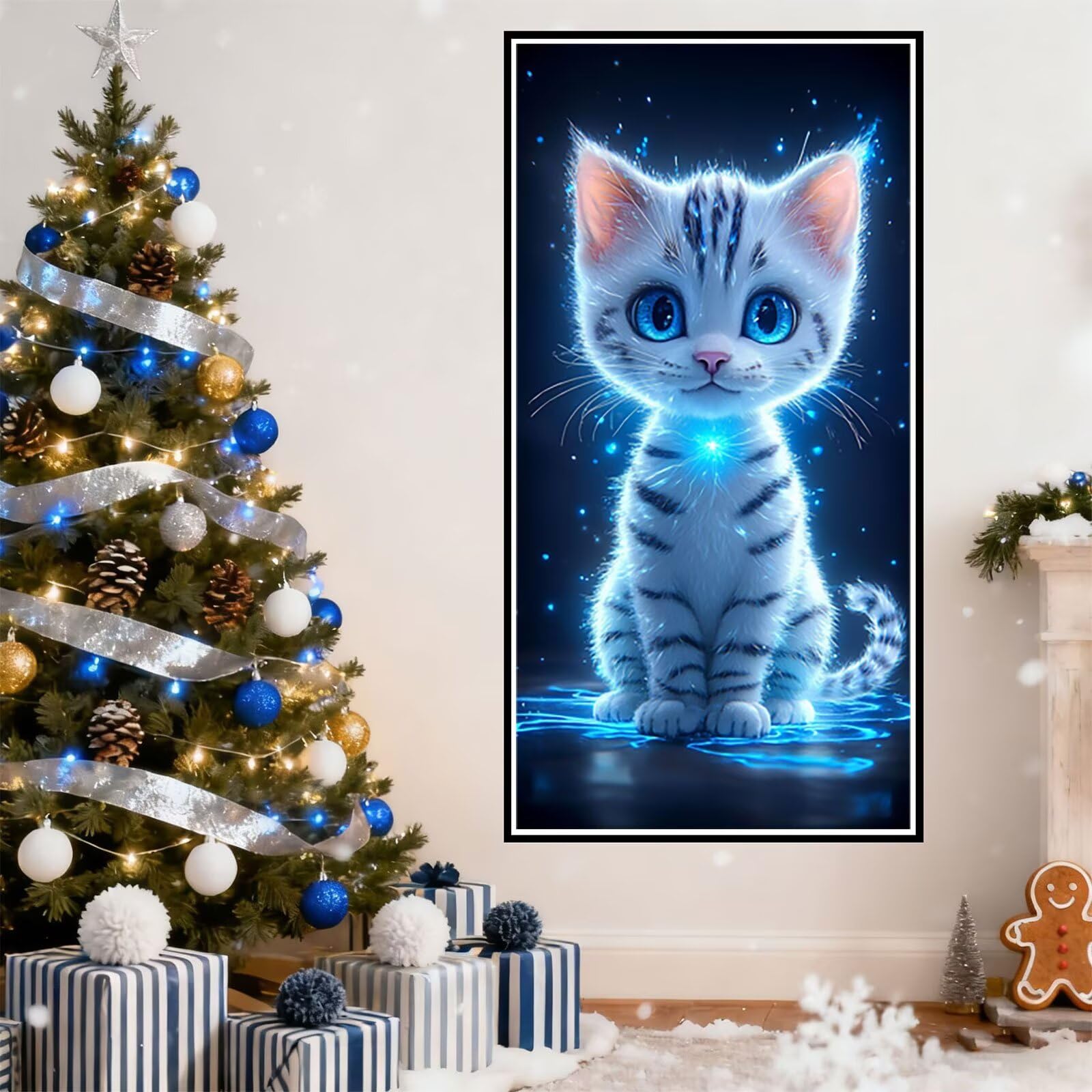 Tygrys diamentowy obraz fantasy diamentowe malowanie dziecko DIY diamentowy zestaw do haftu dla dorosłych kryształ górski płótno pełny zestaw dla dorosłych mozaika kreatywna rekreacja, do dekoracji