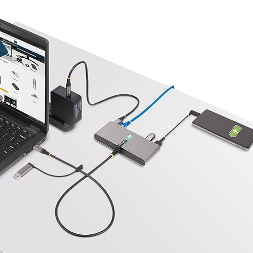 Miniatura 10 de StarTech.com Cable USB C a Paralelo para Impresora - DB25 Puerto Hembra para Impresoras IEEE1284 - Alimentado por Bus - Adaptador de Cable de