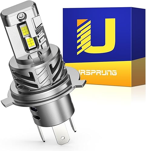 Ursprung Bombilla H49003HB2 para motocicleta, 11000 lúmenes, 600% súper brillante, halógeno de tamaño 11, 6500 K, blanco frío, 24 chips CSP, paquete