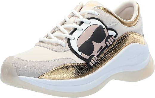 Karl Lagerfeld Womens Coty Lace Up Sneaker