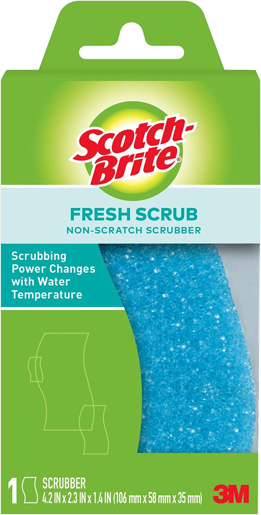 Scotch-BriteNon-Scratch Fresh Scrubber; 6 Scrubbers