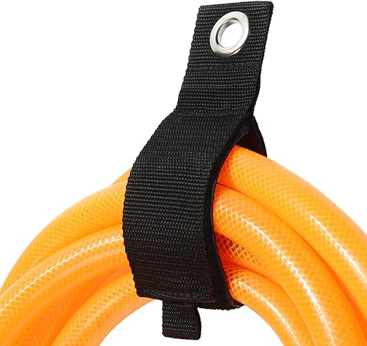 Amazon 高耐久ストレージストラップ延長コードホルダー ガレージとプール用 ホースハンガーケーブルストラップ ストレージアクセサリー キャンプロープ ブラック 10パック 3s 3m 3l 1xl 10ペア スチールラック本体 オンライン通販