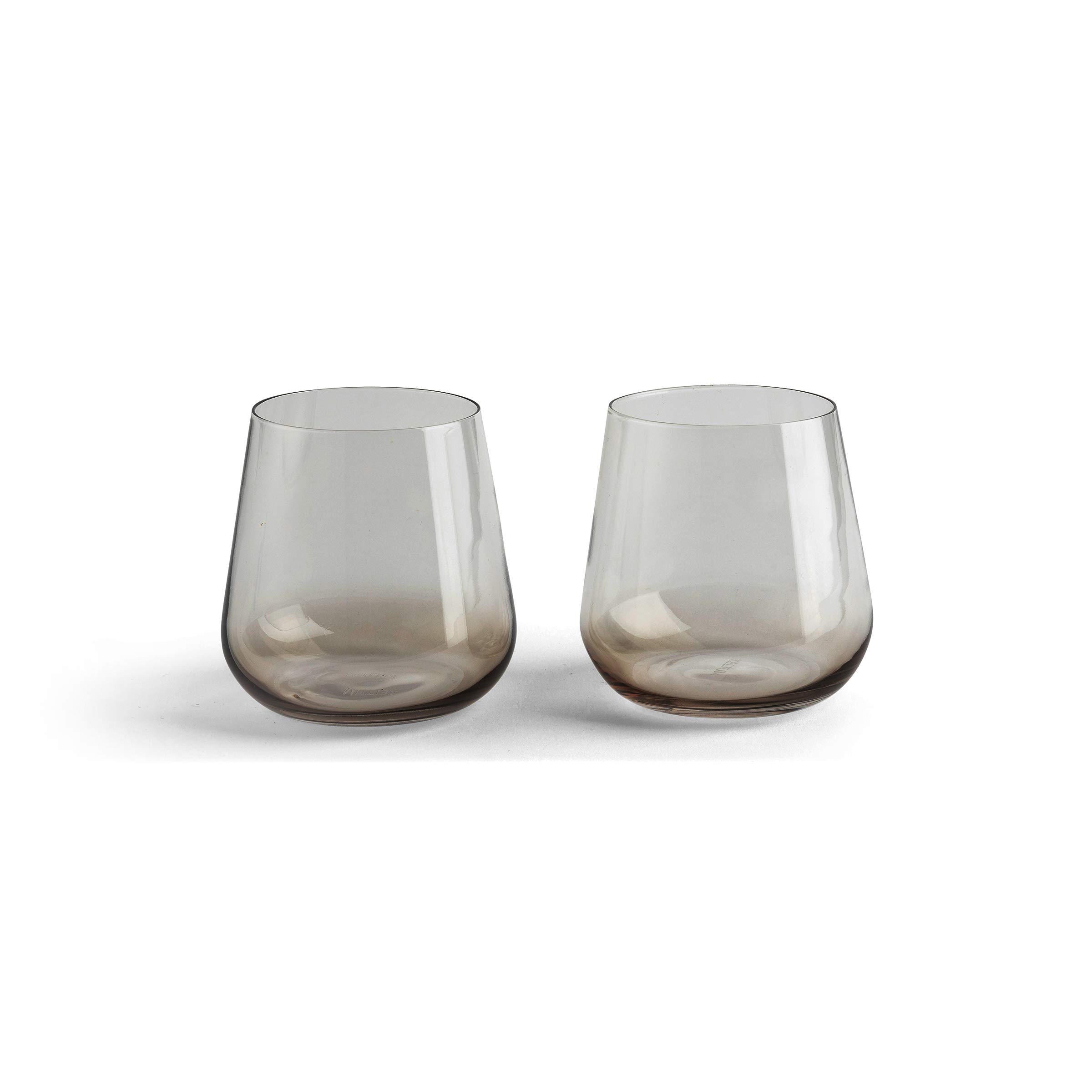 Lead-Free Crystal Tinted Drinking Glasses, Water Glasses Set of 2
