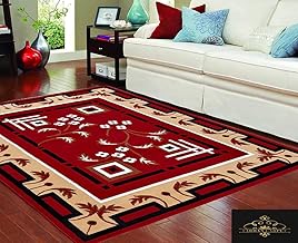 Sifa Carpet, Heavy thikness Quality Carpet for Living Room and Drawing Room Size 8x10 feet red Color Carpet