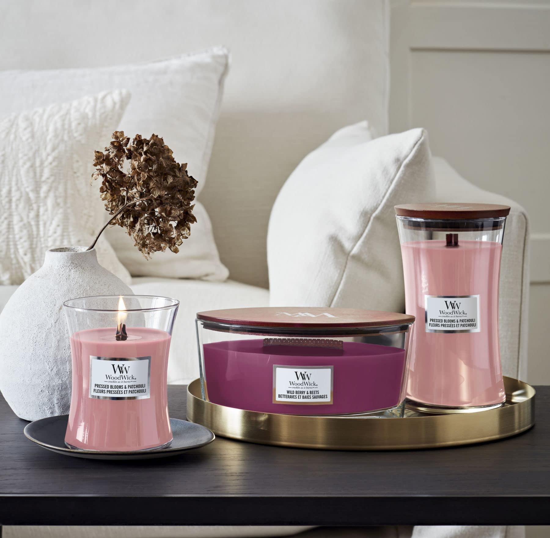 Woodwick Pressed Blooms & Patchouli 610 g - Image 2