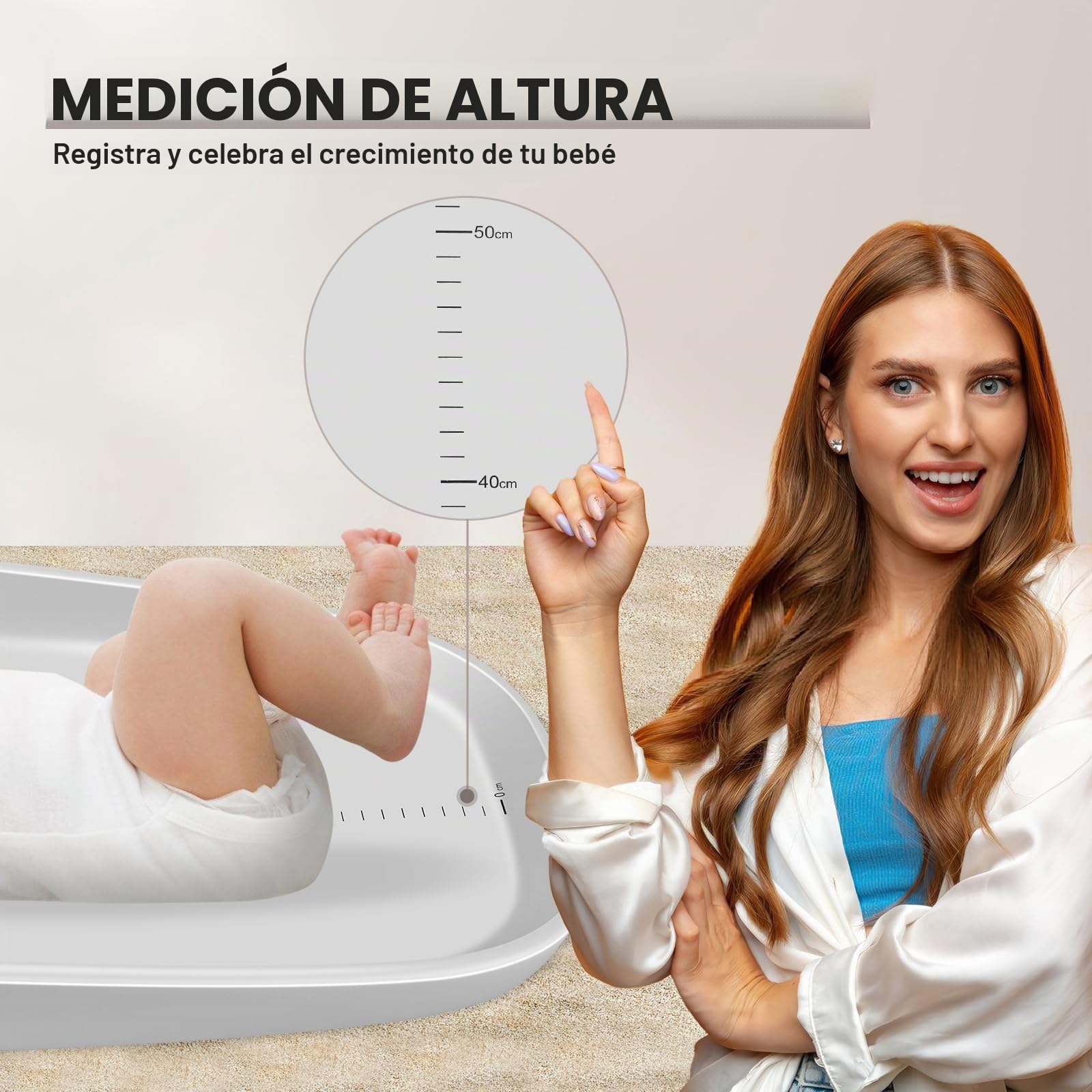 Cambiador de bebé EVA, cambiador portátil para cambiar pañales y cómoda, impermeable, suave, ligero, diseño ergonómico para bebé, se adapta a todas las mesas cambiadoras con línea de altura
