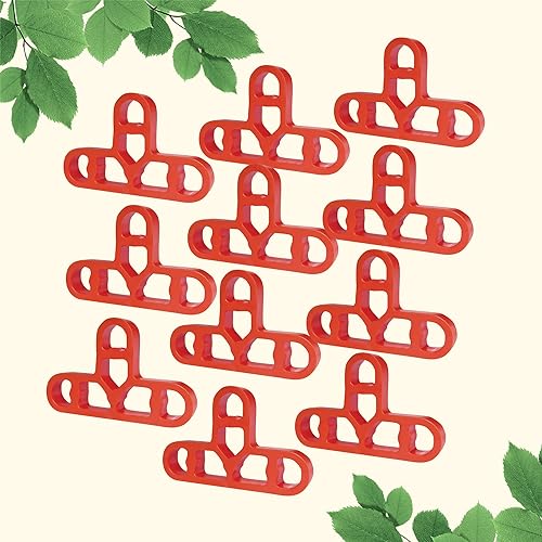 Miniatura 5 de JINYO Color rojo de 0.394 in 38 de pulgada de chapa de ladrillo delgado espaciador de azulejos Sistema de nivelación de azulejos Espaciador de