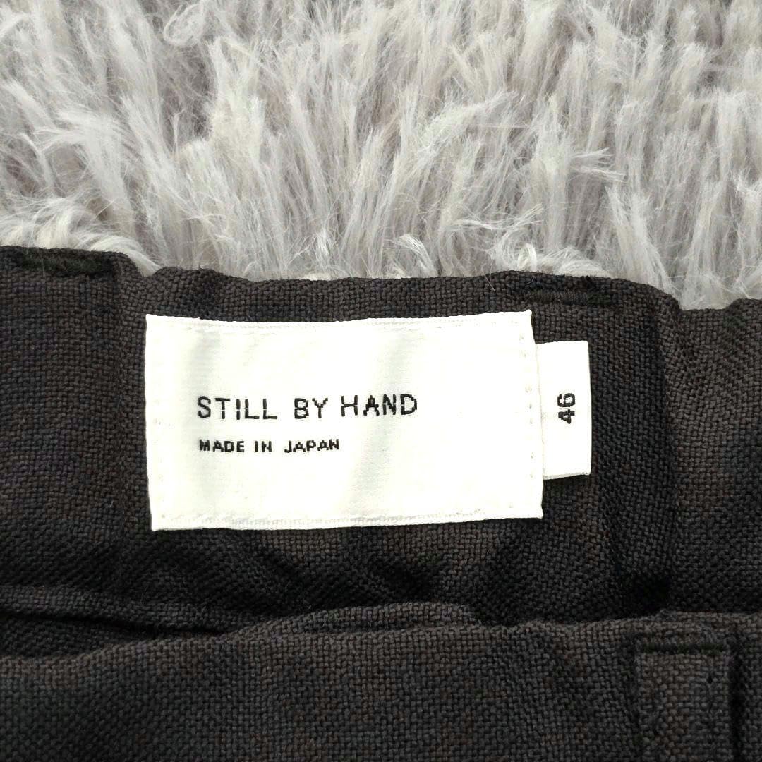 STILL BY HAND(46M)スラックス 3プリーツ リラックス
