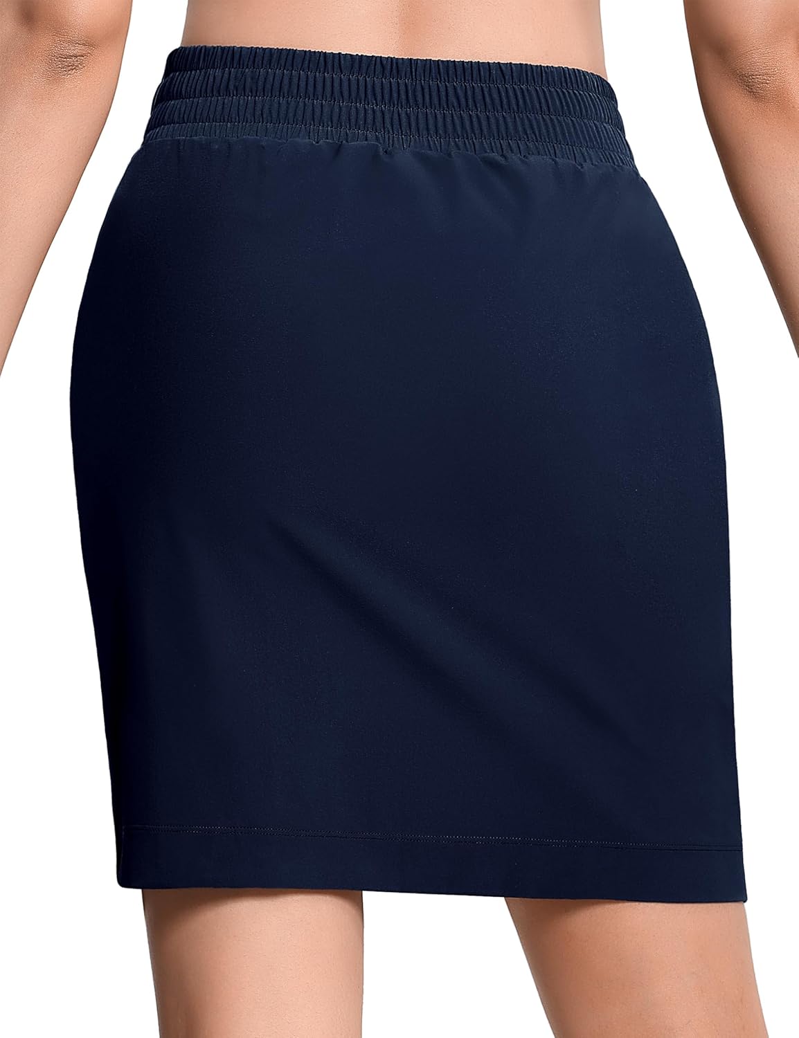 THE GYM PEOPLE Women's Golf Skorts Modest Knee Length Athletic Tennis Skirts Built-in Shorts with 4 Pockets - Image 5