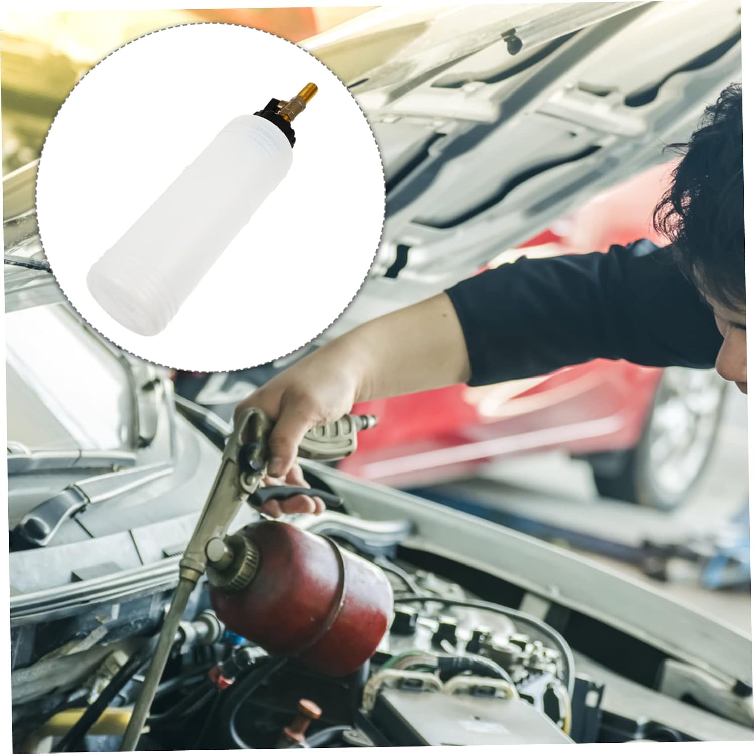 Automatic Brake Fluid Replacement Pump Car Quick Siphon Function for Automotive Brake Fluid Change Compatible Most Vehicles