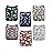 ALVABABY Baby Cloth Diapers 6 Pack with 12 Inserts Cloth Diaper Covers Adjustable Washable Reusable for Baby Girls and Boys 6DM122A