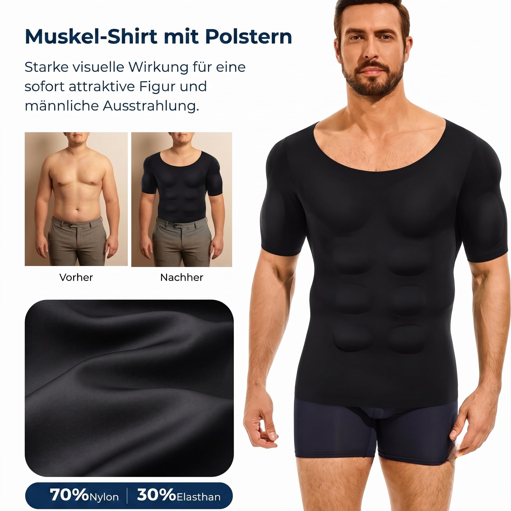 Forma teraz Shirt Muscle, Forma Teraz System X-Core Hemd mit Pads