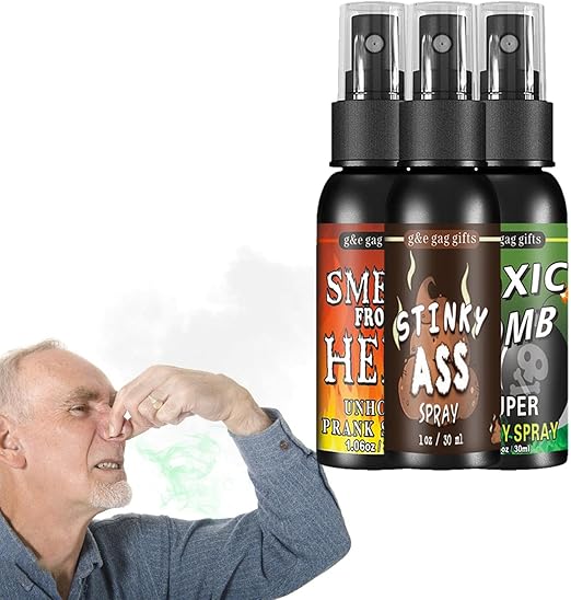 Ass Spray 3 Pack Liquid Assfart Spray,Stinky Ass Fart Spray and Smell