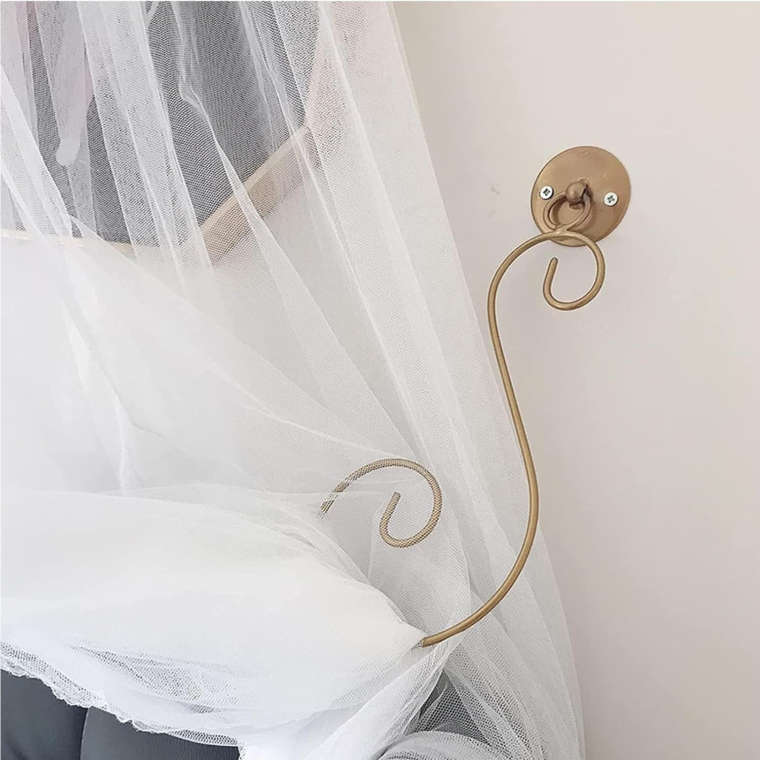 Baldacchino Letto Bambina Con Stelle Luminescenti - Zanzariera A Cupola | Tenda Principessa - Foto 7