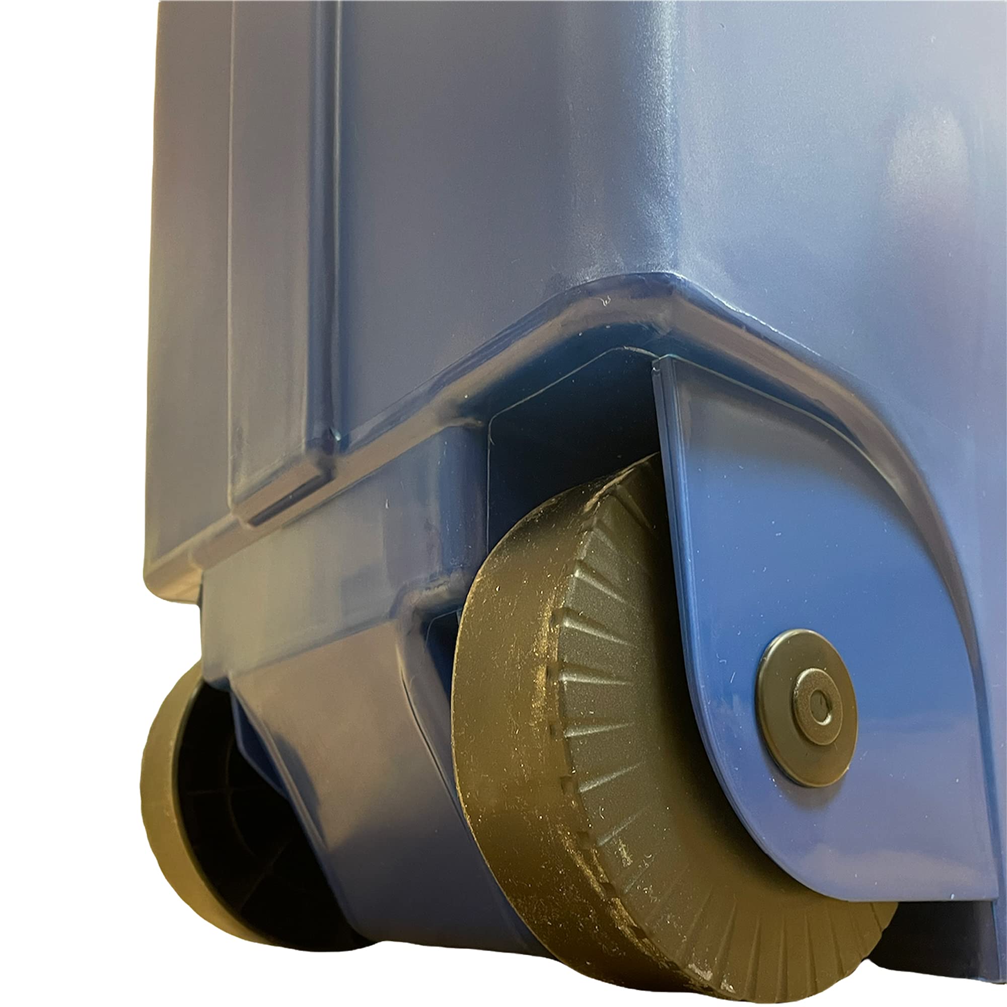 Wellhome riciclare contenitore 110 l, chiuso con coperchio, ideale per il riciclaggio di carta e cartone, ruote + sacchi di immondizia 3x 3 unità Ø51