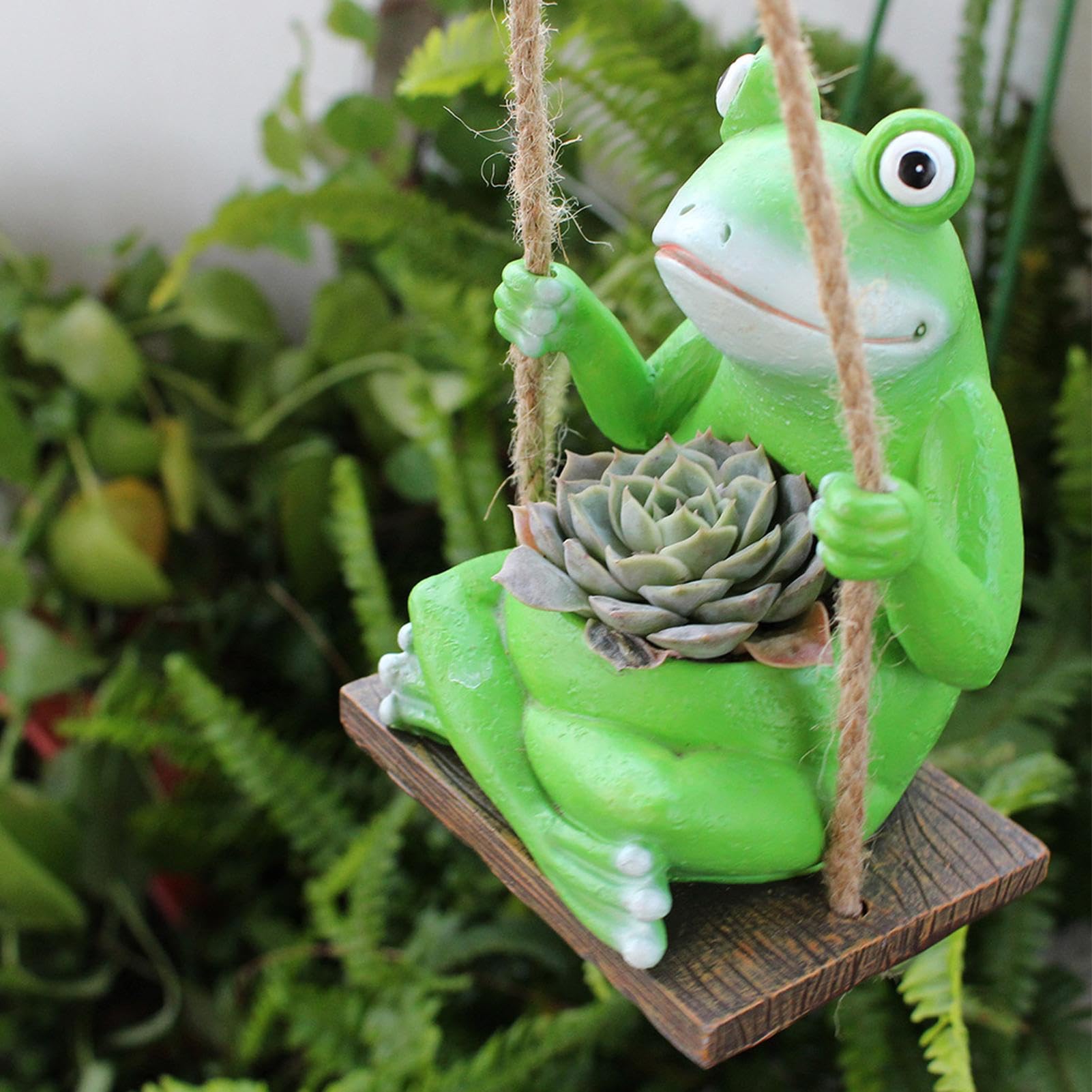 Bacekoll étagère Plante LOT DE 2 Supports De Fleurs Ronds En Forme De Grenouille Pour Clips Pour Plantes