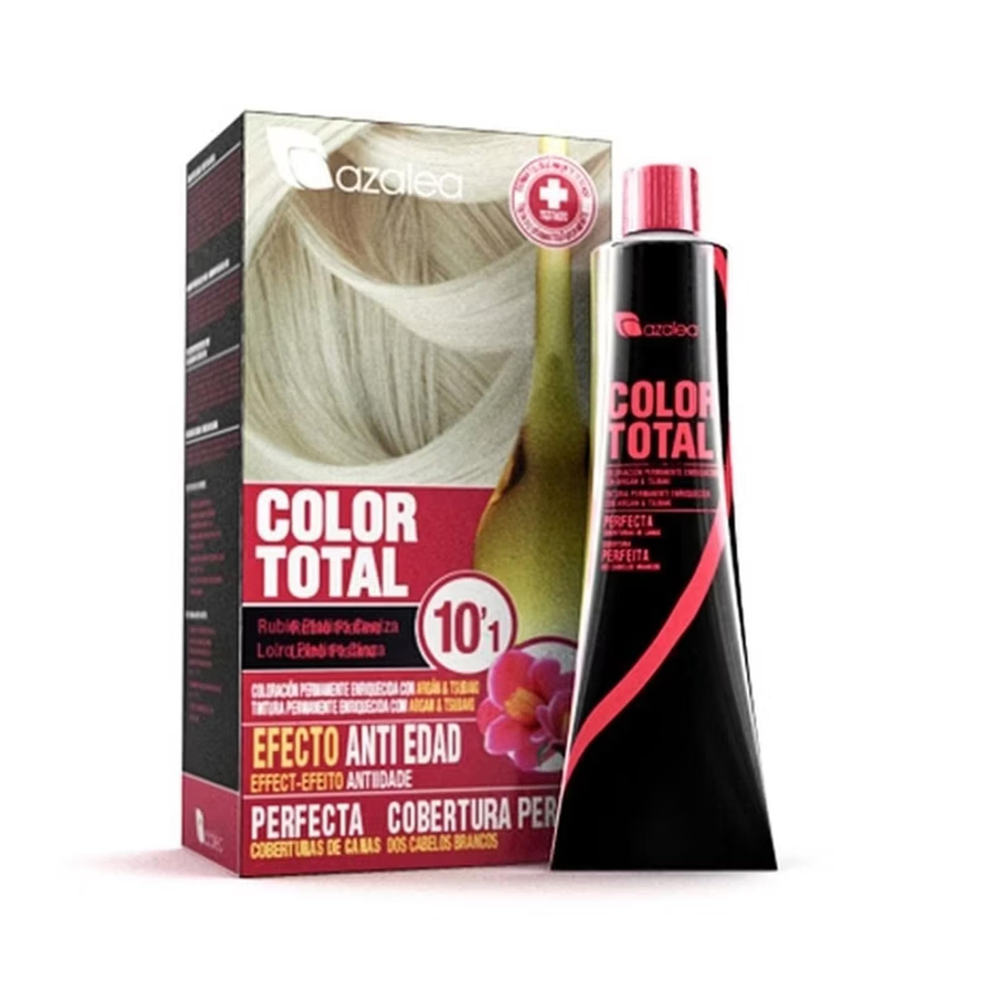 ALEA - Tinte Pelo Mujer - Color Total - Nº 10.1 - Color Rubio Platino Ceniza - Coloración Permanente en Crema - Aceite Argán y Tsubaki - Cobertura Total de Canas - Aclara 3 Tonos en Cabellos Naturales