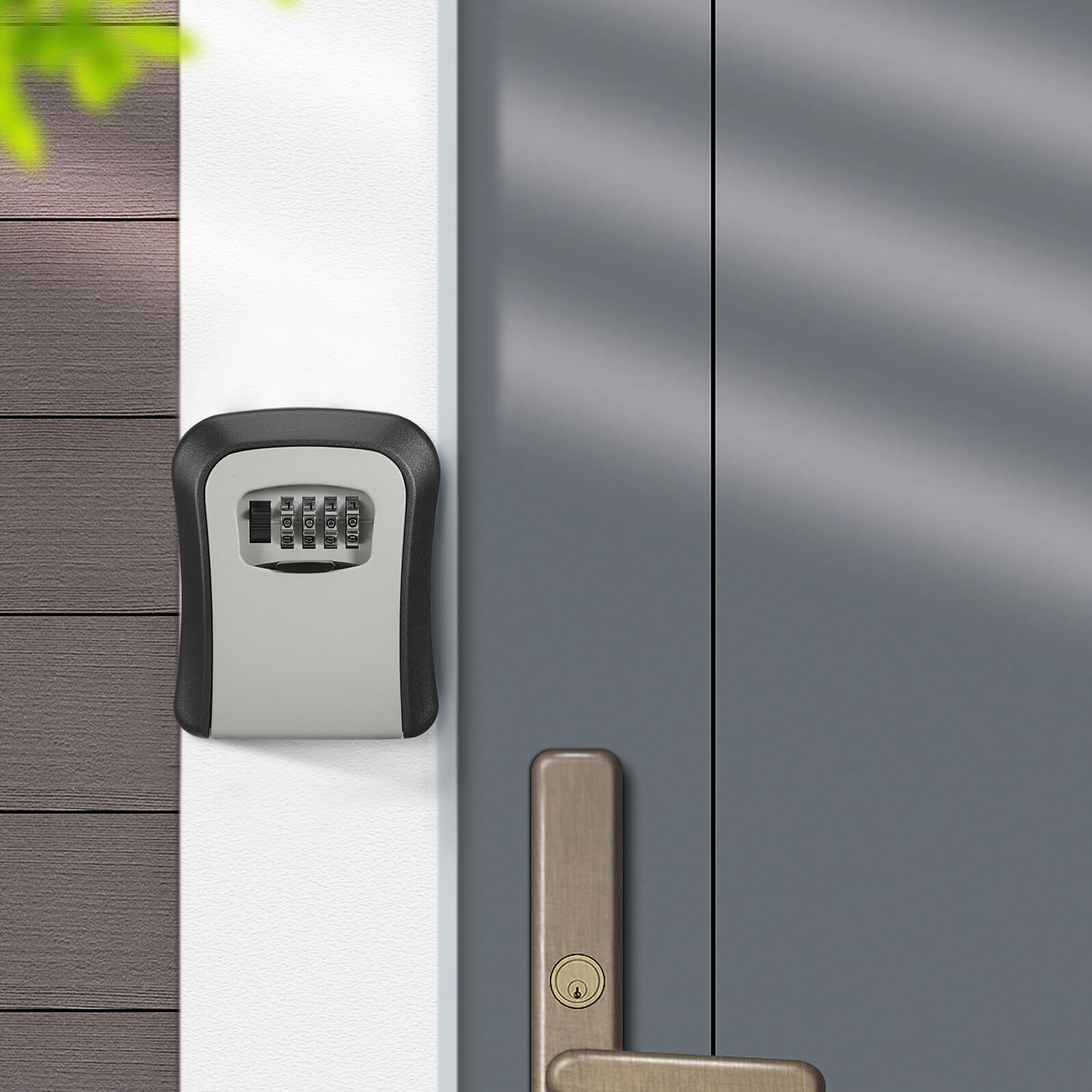 GALPADA 2 set Cassetta Portachiavi da Muro Resistente con Combinazione Scatola Sicura per Esterno Organizer Chiavi Multifunzione per Casa e Ufficio