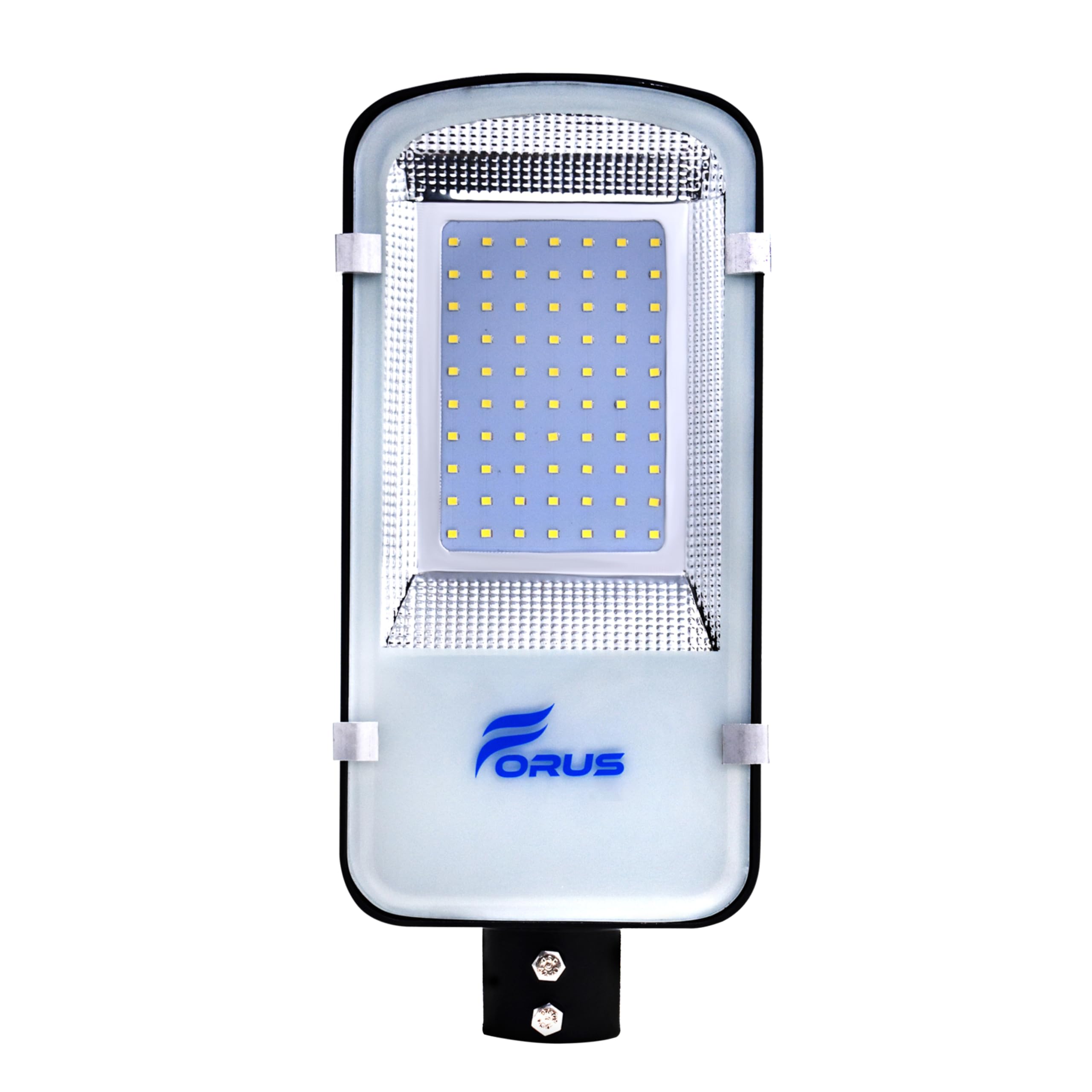 Forus 30W LED Street Light Outdoor with 4 Year Warranty, High Lumen 120 lm/W Waterproof Cool White Light, Energy Saving Aluminium LED Street Lamp for Road, Parking Lot, Industrial Area Lighting (1 PC)
