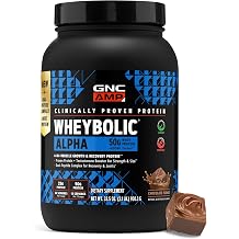 GNC AMP Wheybolic Alpha 2.0, Chocolate, 33.5 Oz, 13 Servings