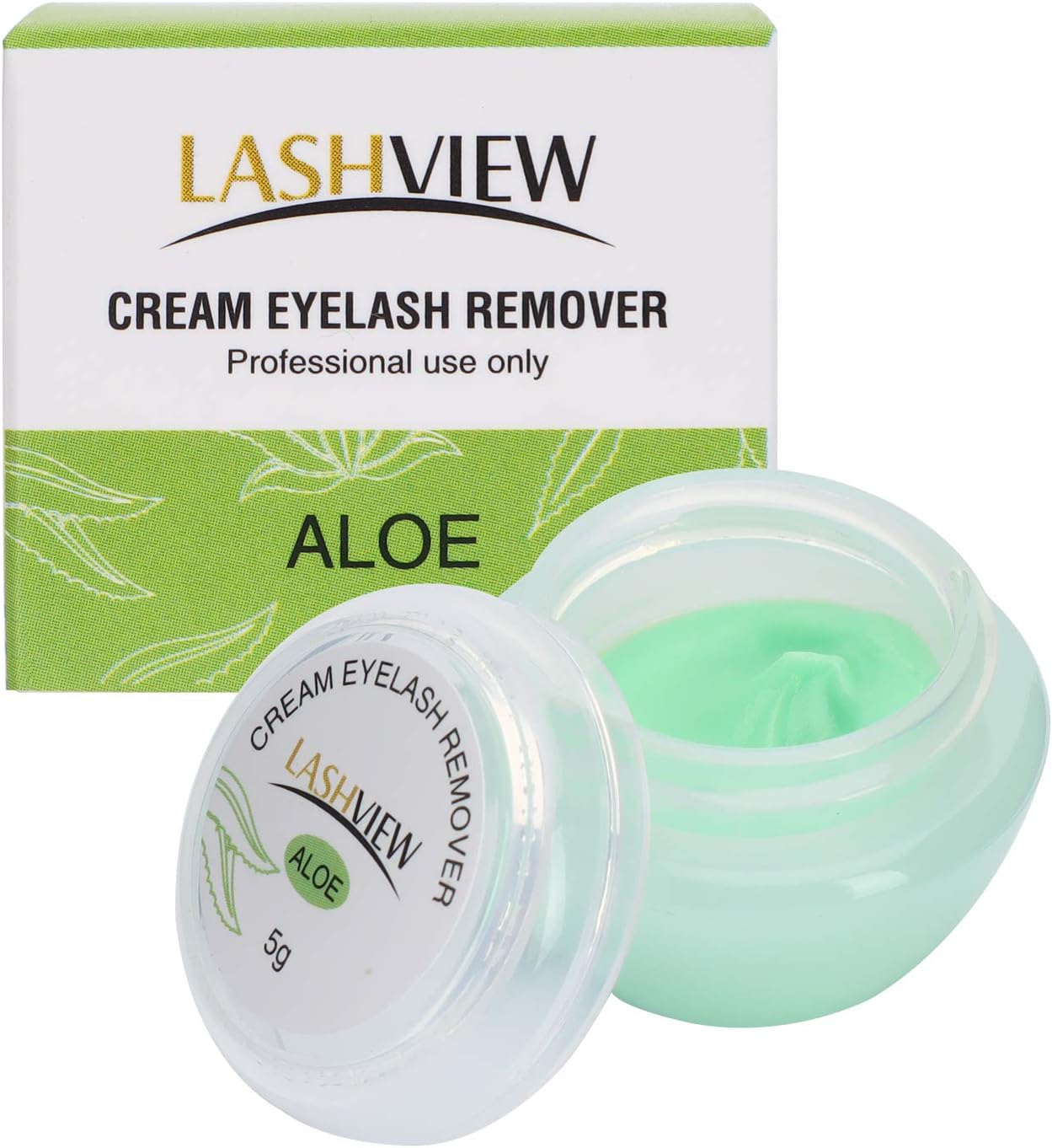 LASHVIEW Eyelash Extension Remover Cream, Special Slight Banana Flavor