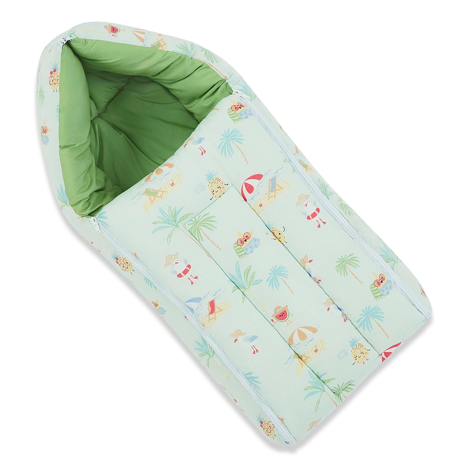 Haus & Kinder Cotton Poplin 3 in 1 Baby Carry Nest Cum Sleeping Bag – Baby Sleeping Nest Multi Color | Carry Nest for New Born Baby to 6 Months, Perfect Size for Your Baby 67*30Cm, Sunny Citrus Splash Haus & Kinder Cotton Poplin 3 in 1 Baby Carry Nest Cum Sleeping Bag – Baby Sleeping Nest Multi Color | Carry Nest for New Born Baby to 6 Months, Perfect Size for Your Baby 67*30Cm, Sunny Citrus Splash