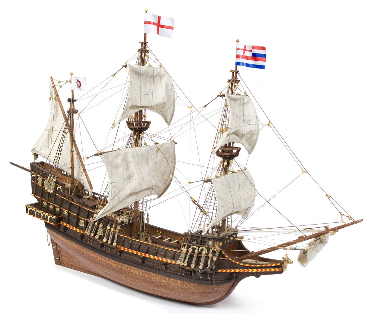 OCCRE GOLDEN HIND Wood Boat Pack 1/100 with Tools