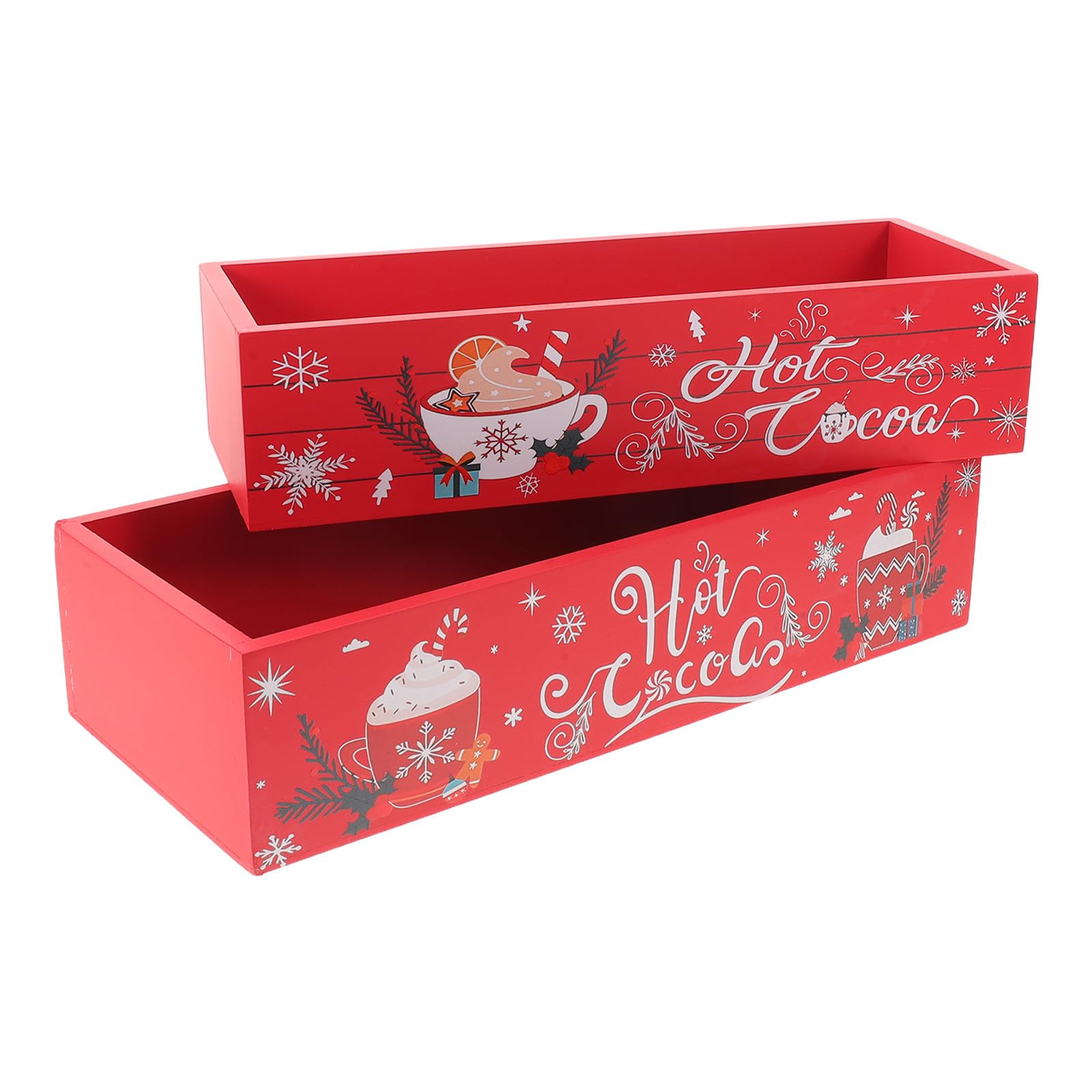 Organisateur de table à café de Noël pour ranger et décorer sans encombrer