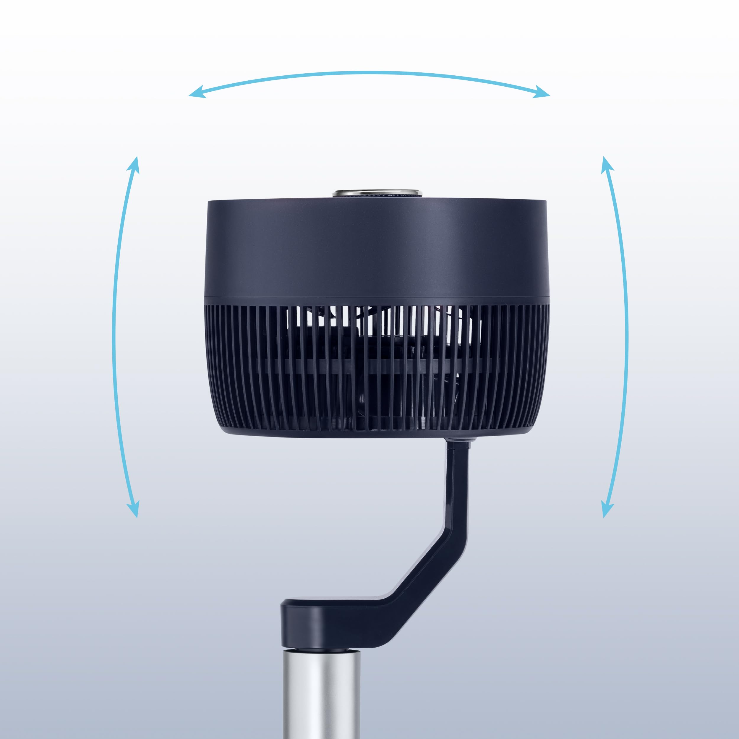 Ufesa 3D70 Ventilador Circulador de Aire con Oscilación 3D 360º, Multidireccional, 70W, 3 Velocidades, 3 Modos, 1m Altura, Temporizador, Mando a Distancia, Pantalla LED