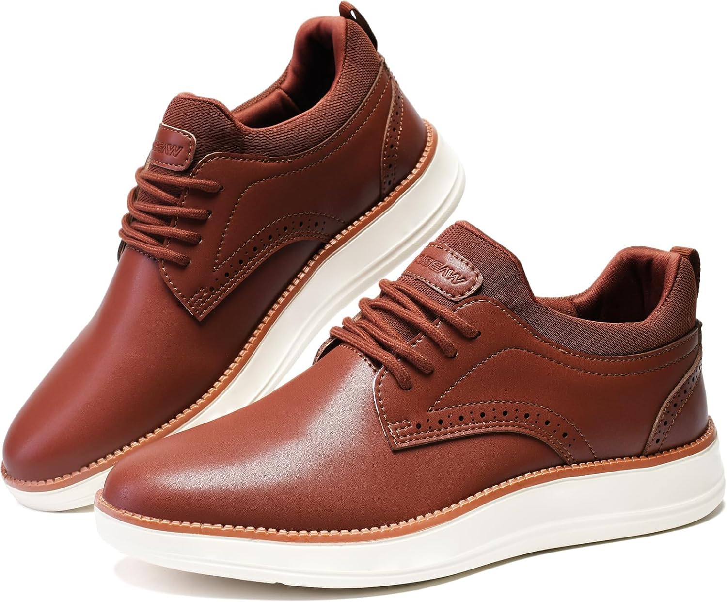 Men's Dress Sneakers Oxfords Shoes Business Wingtip Casual Walking Brogue Shoes - Image 3