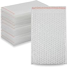 Bubble Bags Pack of 100 | 200 x 300 mm | Lupobag with 50 mm Flap and Adhesive Strips | 80 my Thickness | Transparent Bubble Wrap Bags | Bubble Wrap Bags (200 x 300 mm, 100, Quantity)