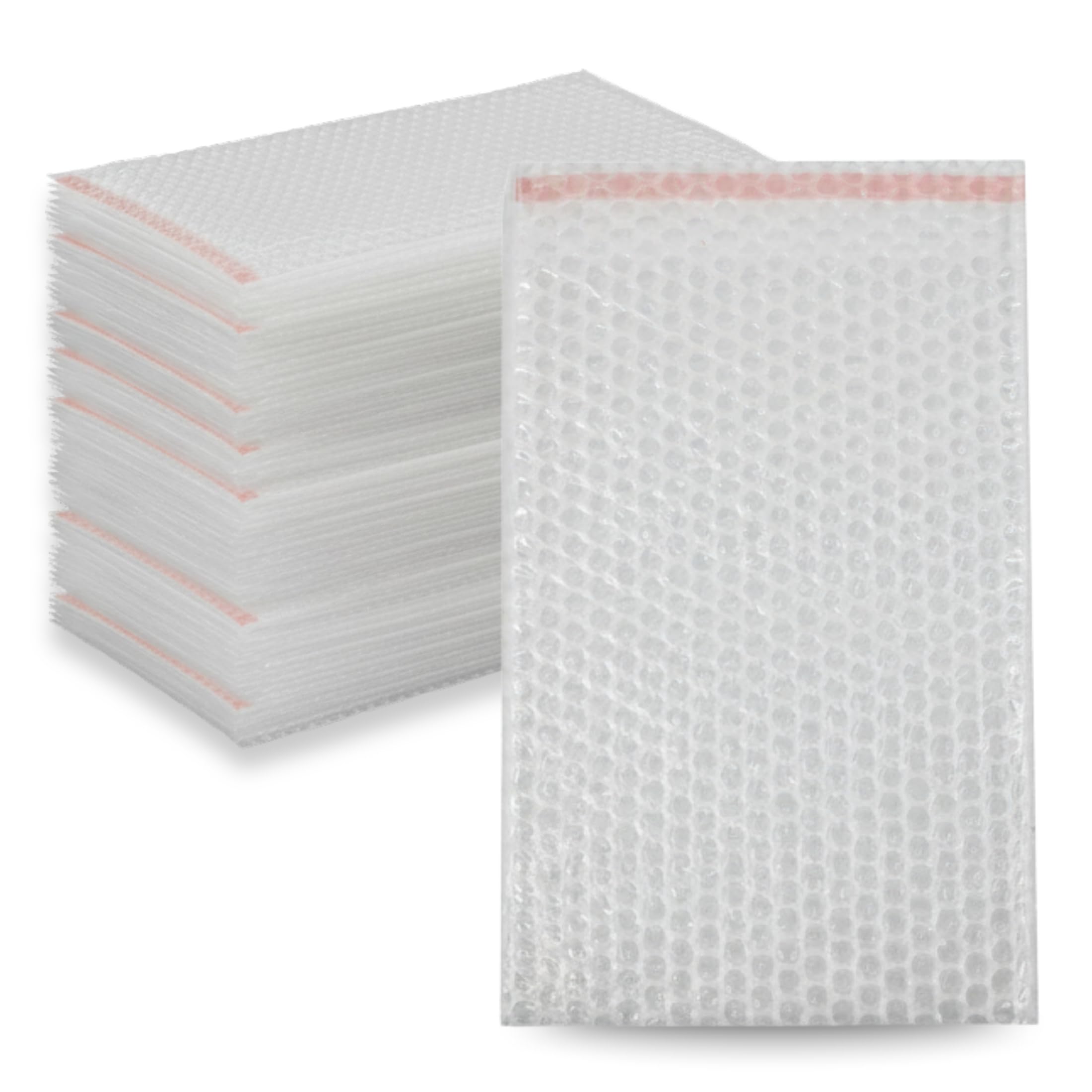 dm-folien Luftpolsterbeutel I 200 x 300 mm I 100 Stück I 80 µ I Stabile Luftpolstertaschen mit Klebestreifen I 3-lagige Bubble Bag Versandtaschen zum Schutz vor Staub, Schmutz & Feuchtigkeit