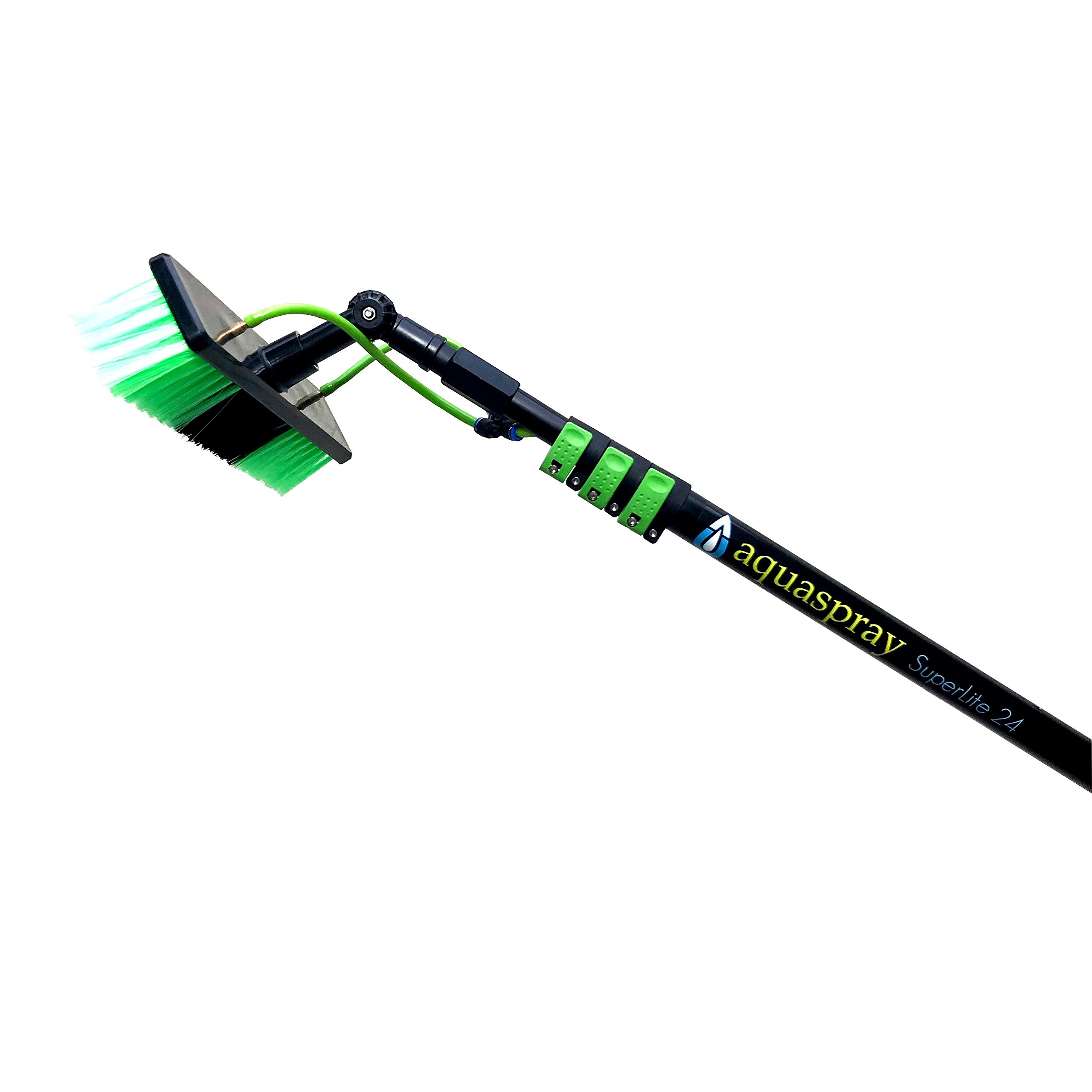 Water Fed Pole Kit Lightweight 24 Feet Outdoor Window Cleaner Window Glass Solar Panel Water Fed Pole Kit Lightweight 24 Feet Outdoor Window Cleaner Window Glass Solar Panel