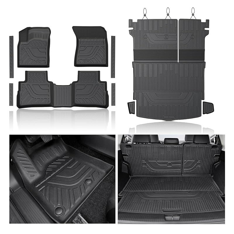 Kit de Tapetes Automotivos em TPE com Tapete de Porta-Malas para Nissan Rogue 2021–2026 — Não compatível com Rogue Sport, JOULARISE