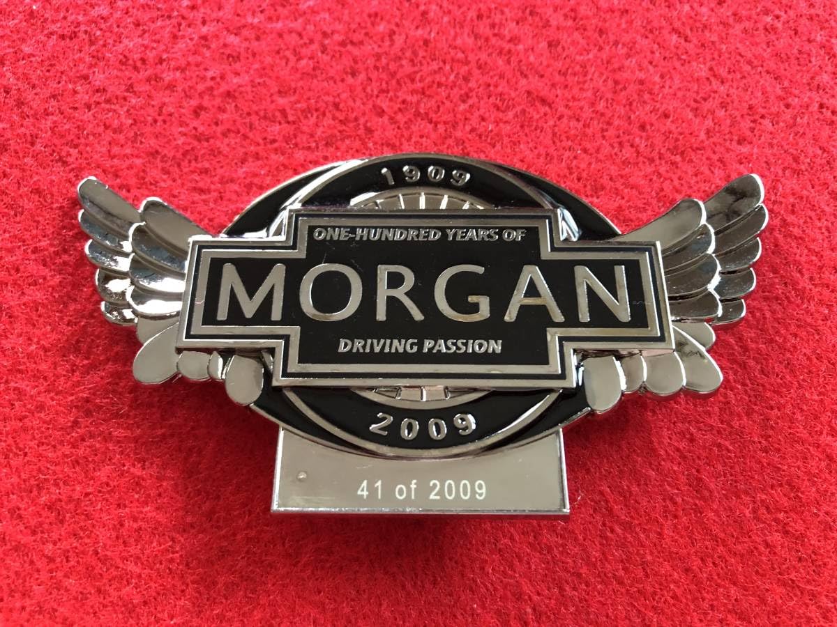 Amazon.co.jp: モーガンカーバッジ モーガン(Morgan)社 創立100周年 