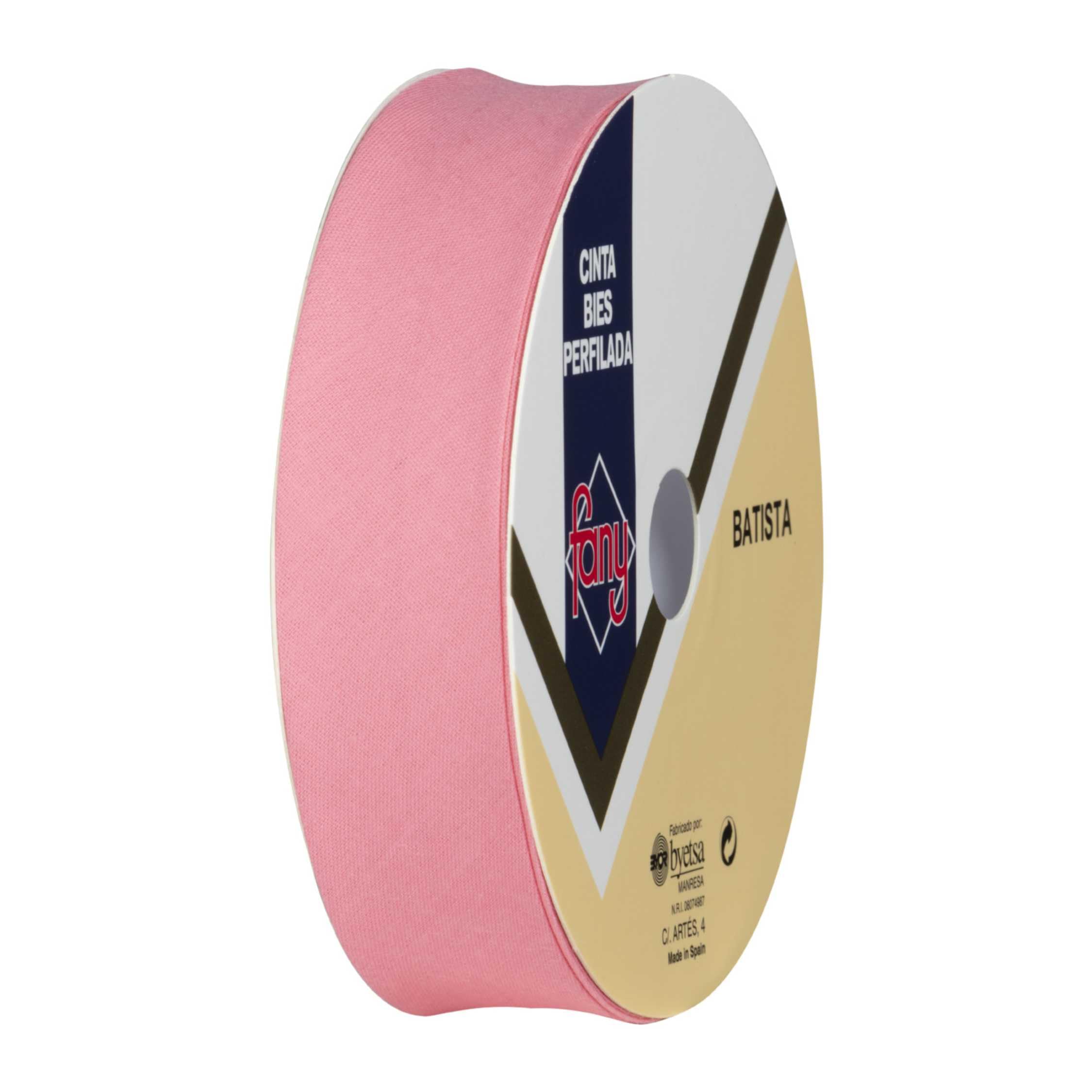 Discover Lifestyle & Fashion Fabrics Bias Binding Tape Polycotton Poly Cotton Sewing Piping Bunting Decorative Trim Edging Hemming Huge Colour Range | 25mm Wide (25 Metre Roll, Alexandria Pink)