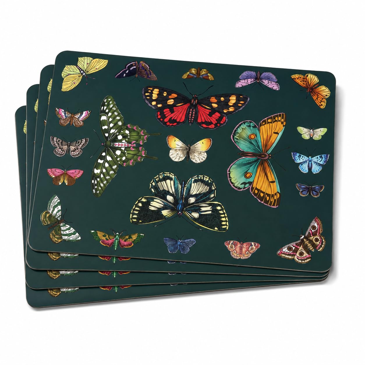 Grands sets de table en liège multicolores Portmeirion (lot de 4, 40 x 30 cm)