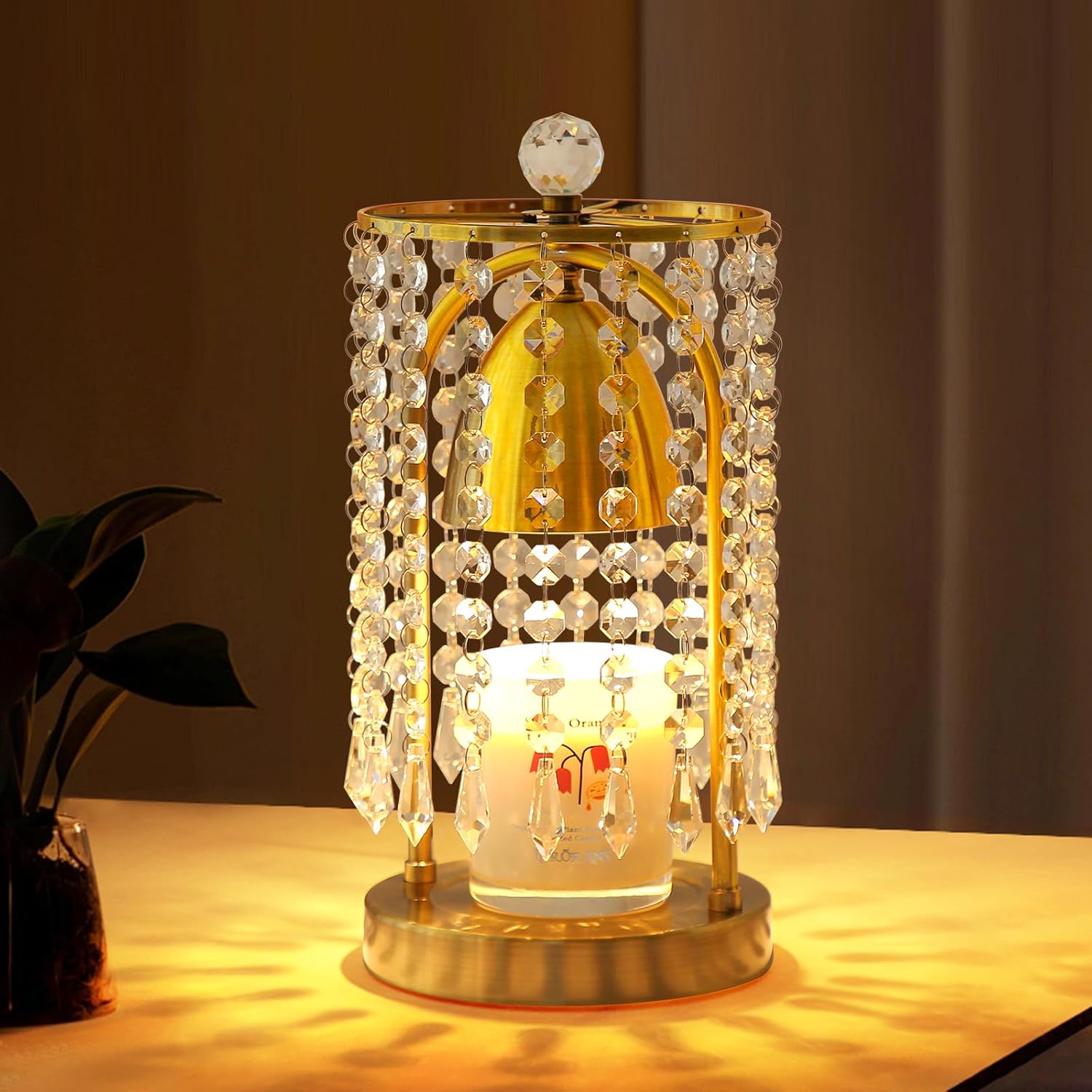 Amazon.com: Candle Warmer Lamp, Crystal Electric Candle Melter Lamp for ...