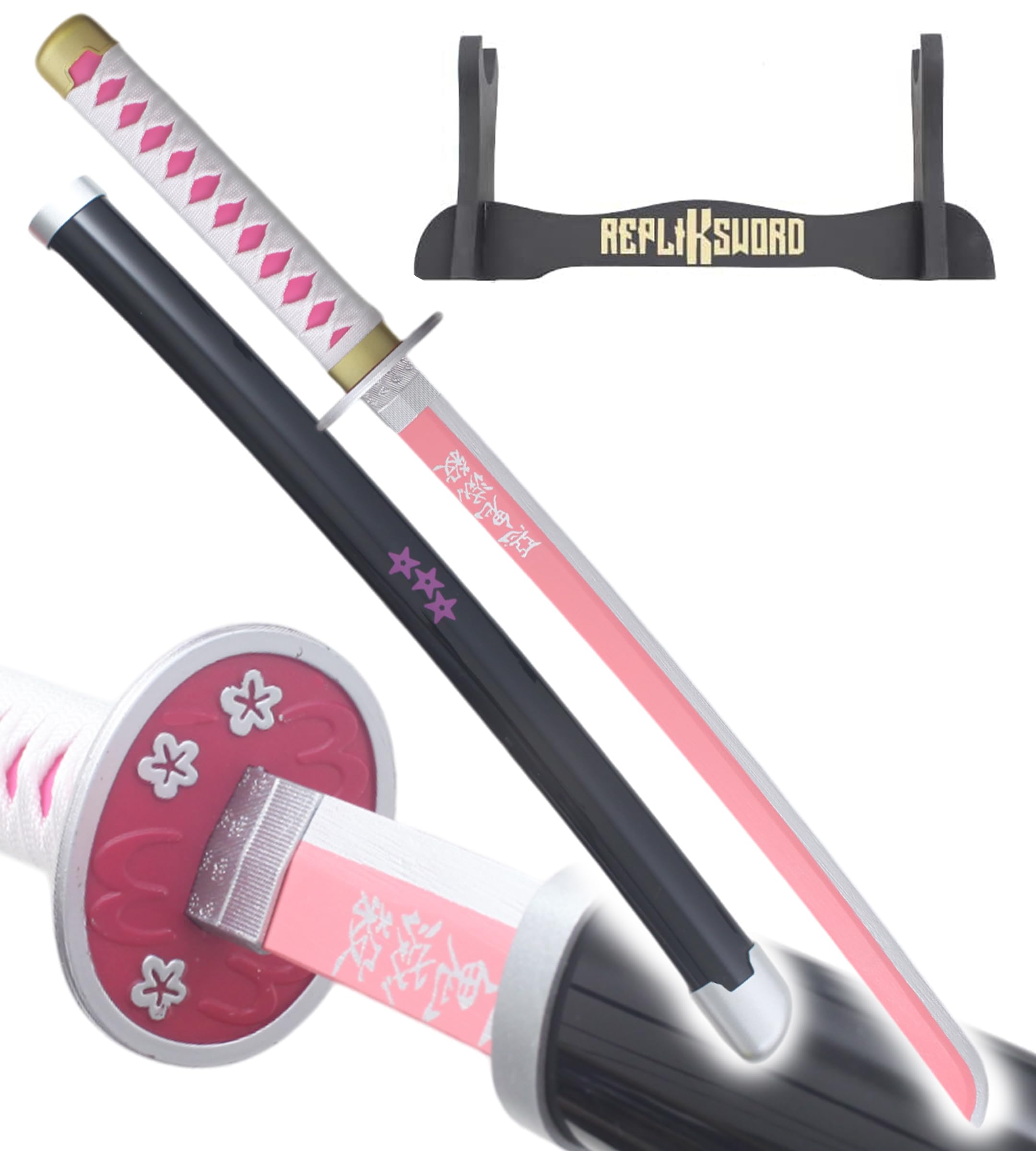 Katana Kanao Tsuyuri en Bois - Épée Sabre Cosplay - 80 cm
