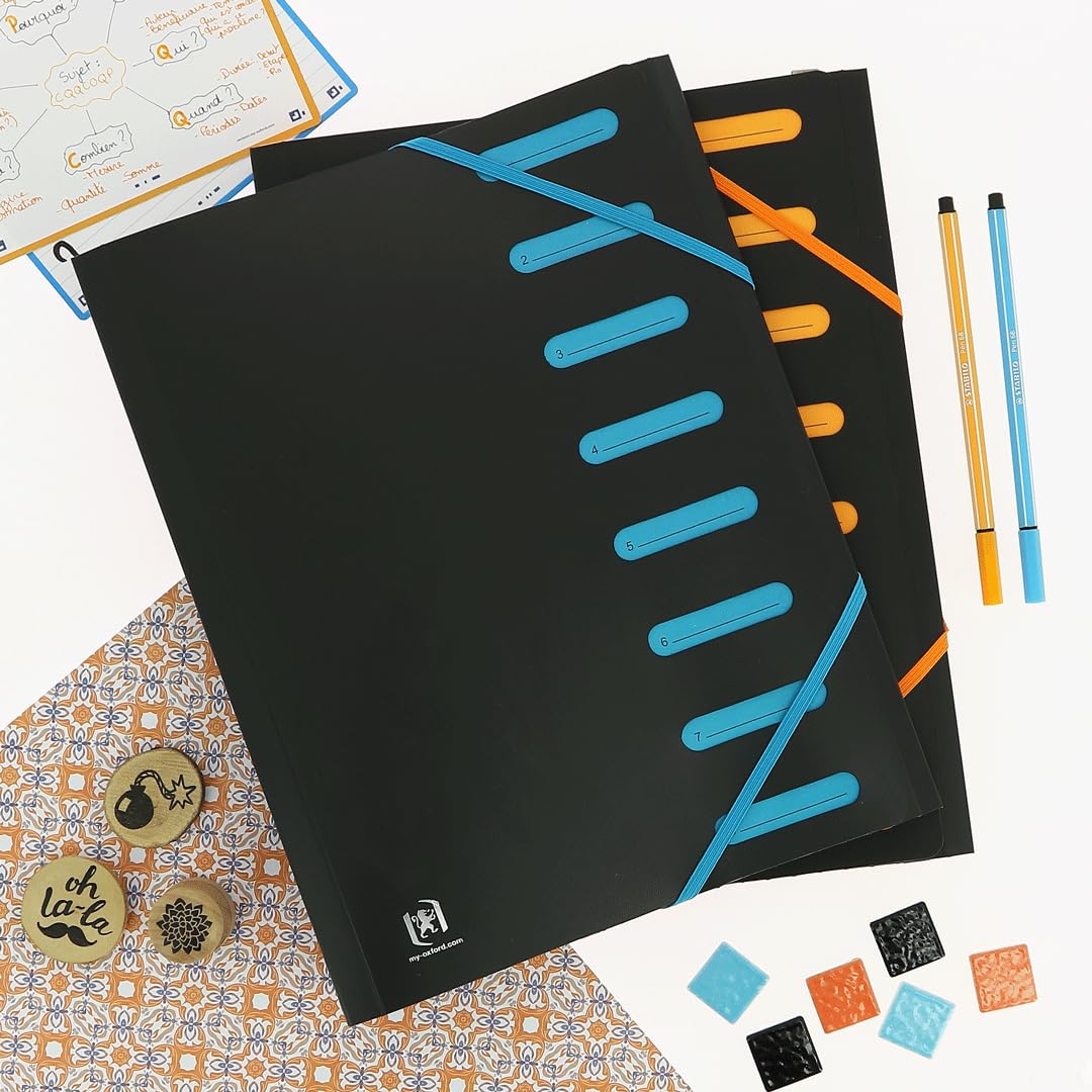 Oxford Top File A4 Elastomap groen - Confetti Campus