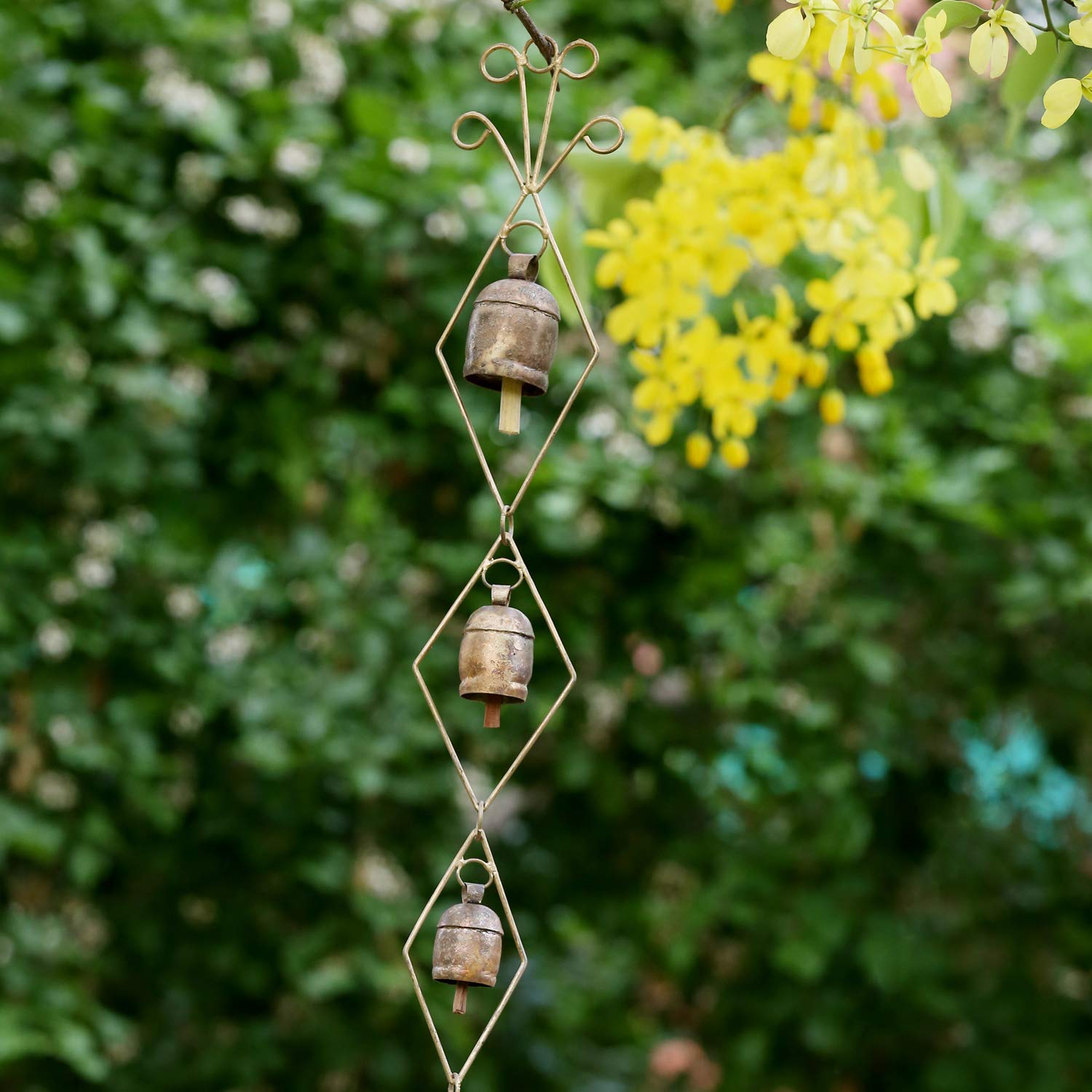 Daddy Shoppe Handmade Farmhouse Rustic Crafts Bells Wind Chimes for Outside Tree and Lone