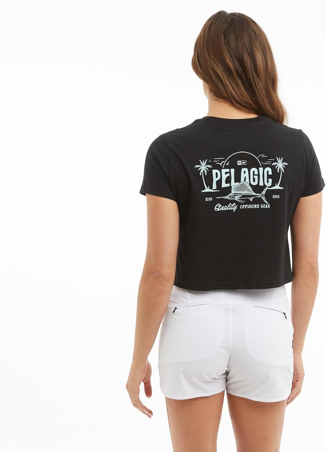 PELAGIC Women's Horizon Cropped T-Shirt