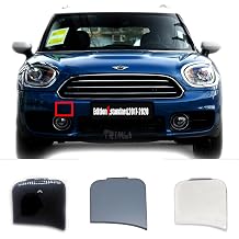Front Tow Cover for 17-20 Mini F60 Countryman Fit One Cooper D S SD SE ALL4 1.5T 2.01T Coopers SUV 2017 2018 2019 2020 Bumper Towing Hook Eye Cap