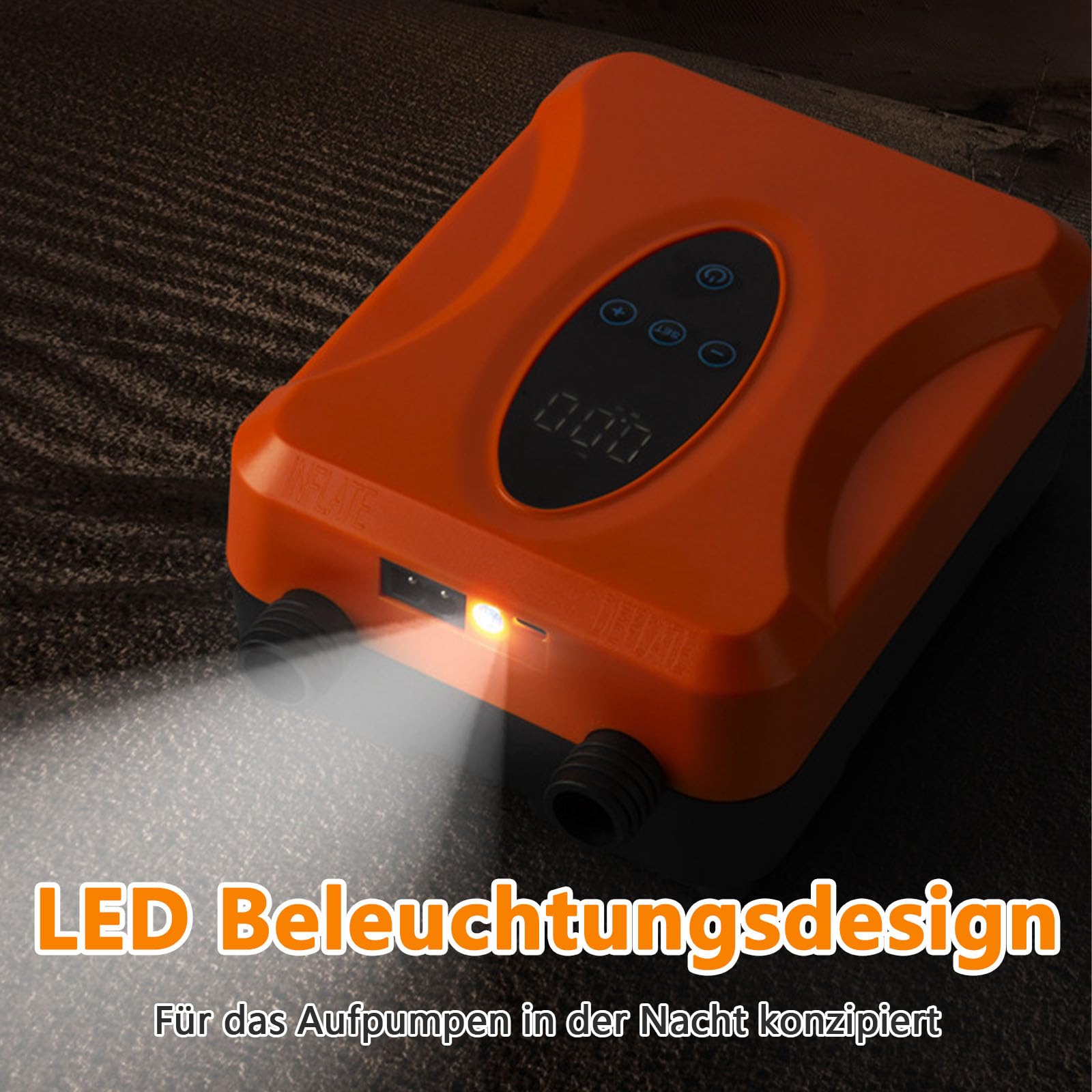 Pompe SUP électrique avec batterie – Rechargeable, inflation / déflation intelligente