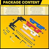 Vista 2 de Master Engine Vanos - Herramienta de bloqueo del árbol de levas Kit de herramientas de alineación del volante del cigüeñal compatible