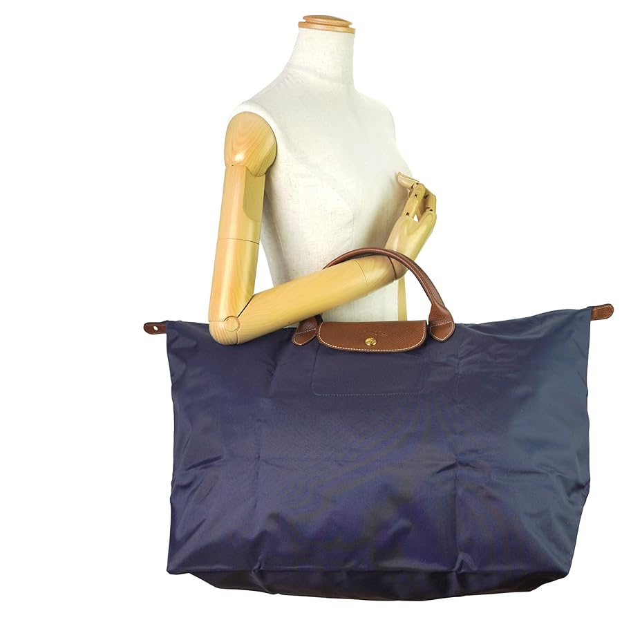 ロンシャン ルプリアージュオリジナルTRAVEL BAGボストン紺茶ネイビー ル プリアージュ® オリジナル トラベルバッグ （伸縮可能