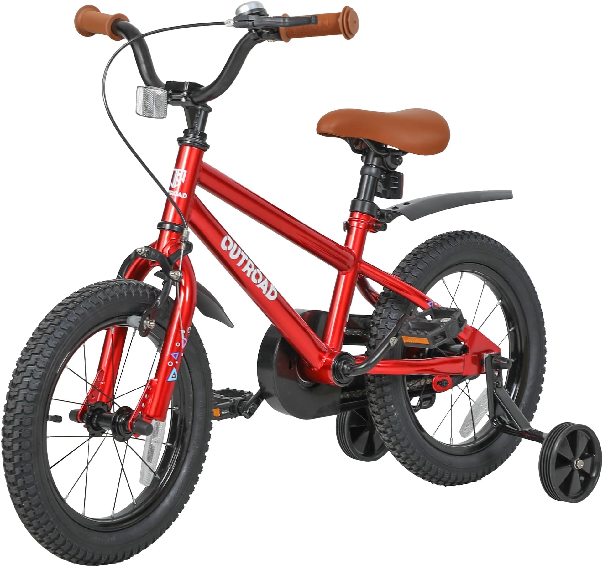 Betterland Folding Kids Bike,14/16/18 Inch Children Bicycle with Training Wheels and Dual Handbrakes Toddler Sport Bicycle for 3-9 Years Old Boys and Girls