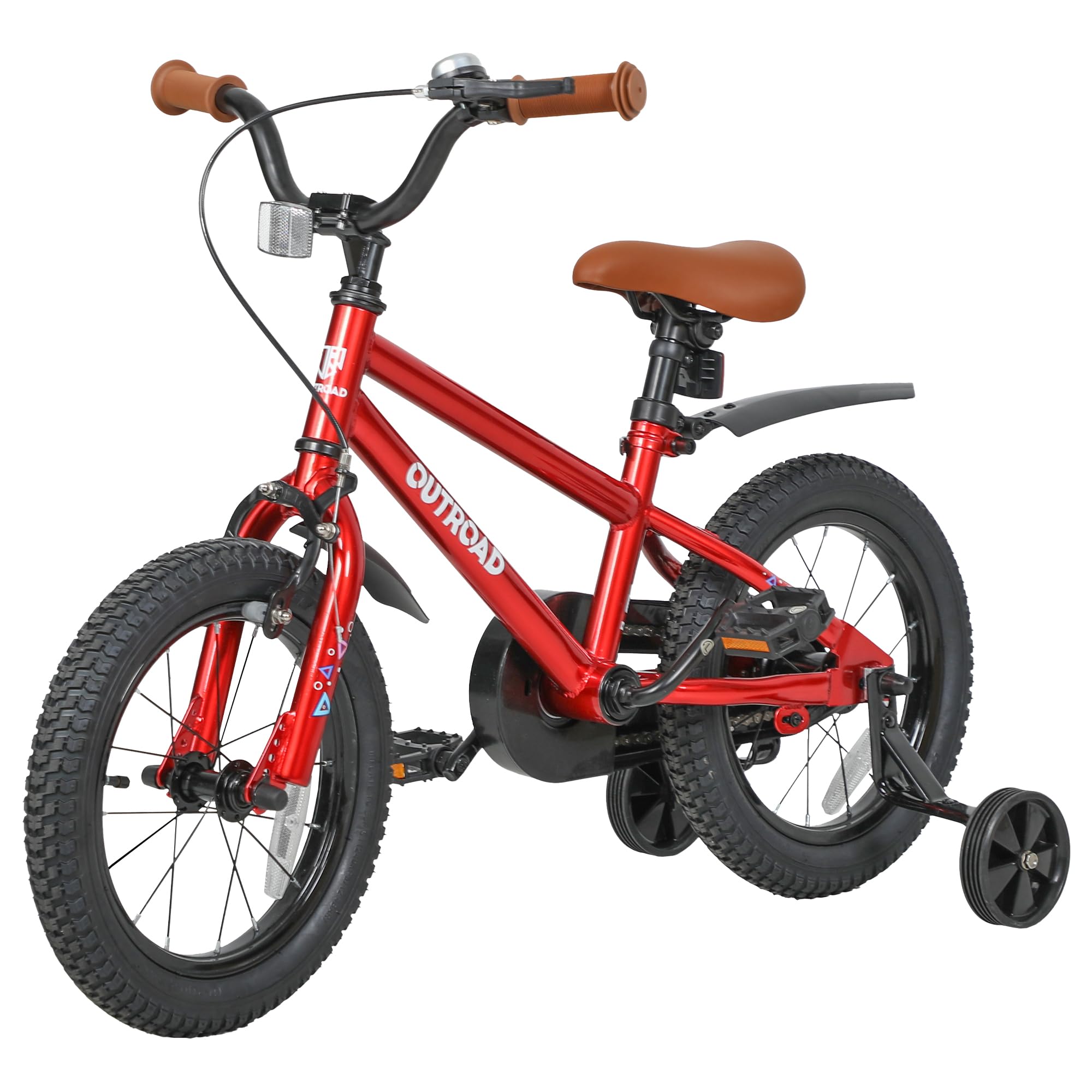 Betterland Folding Kids Bike,14/16/18 Inch Children Bicycle with Training Wheels and Dual Handbrakes Toddler Sport Bicycle for 3-9 Years Old Boys and Girls